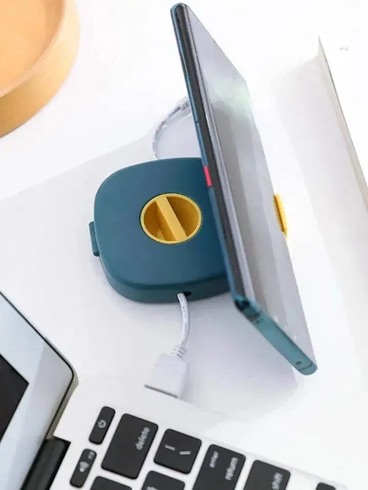 2in1 Mobile Holder and Plastic Handsfree/Cable Wire Binder Box